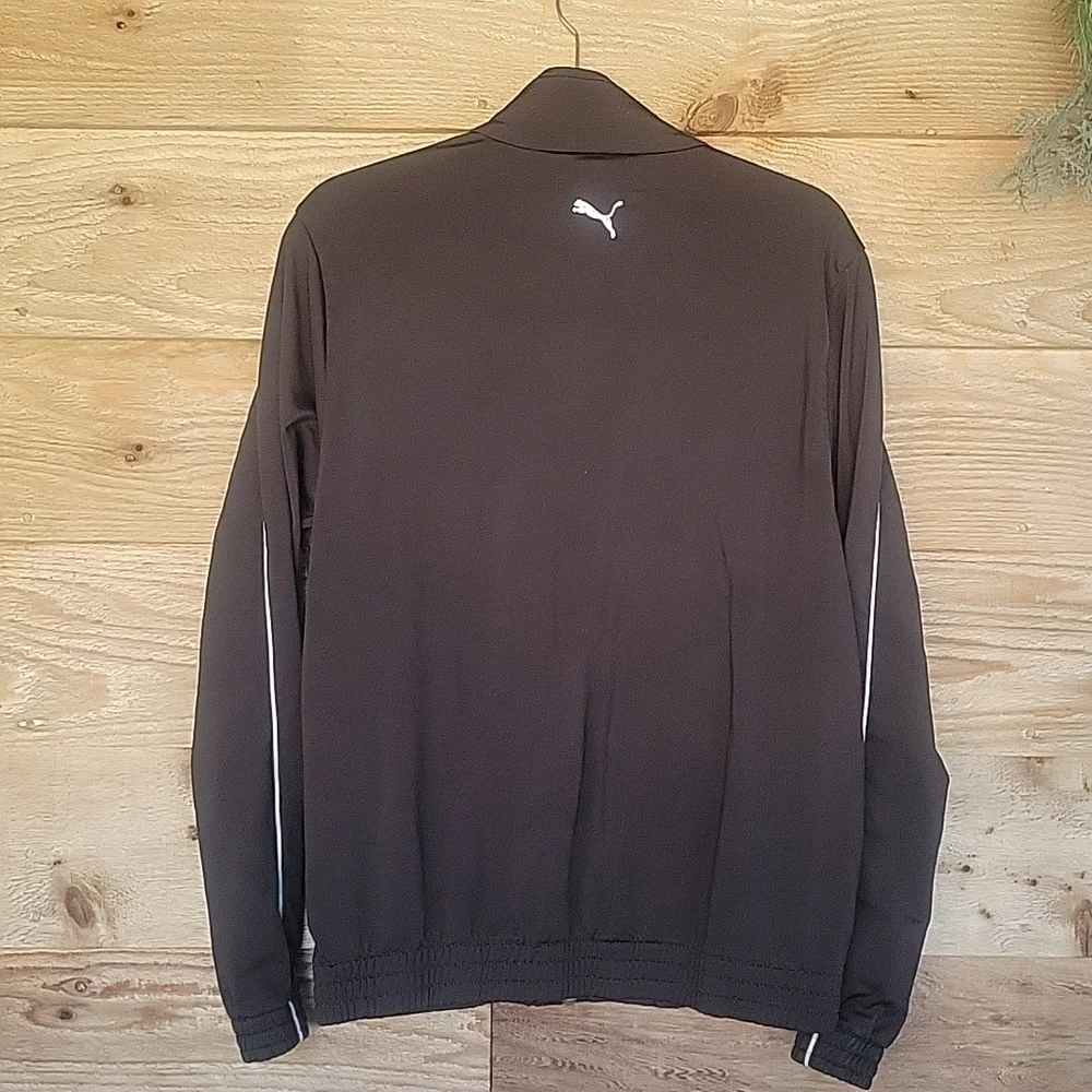 Puma Black and White Track Jacket Size Medium